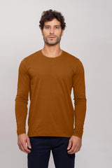 (KIT3) Camiseta Algodão Egípcio Gola C - Manga Longa