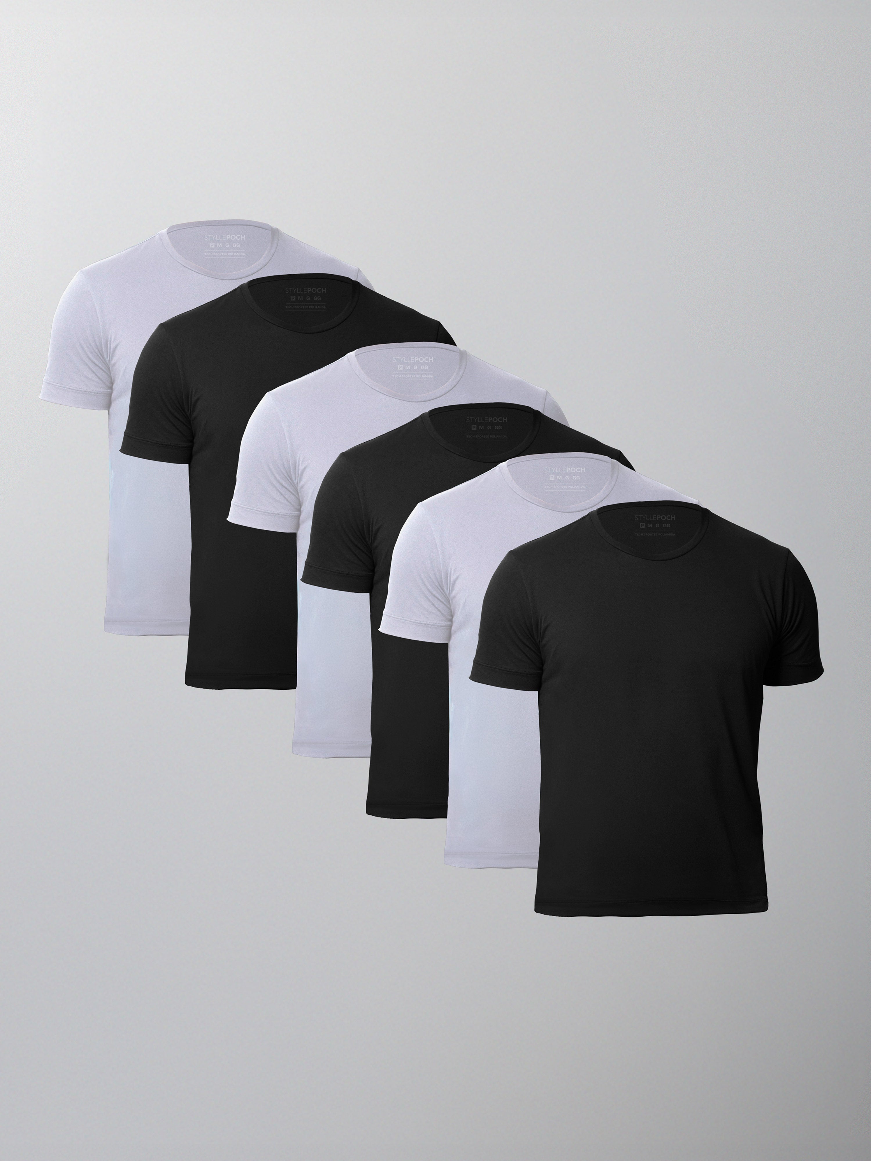 Kit 6 Camisetas Tech Sportee - Personalize