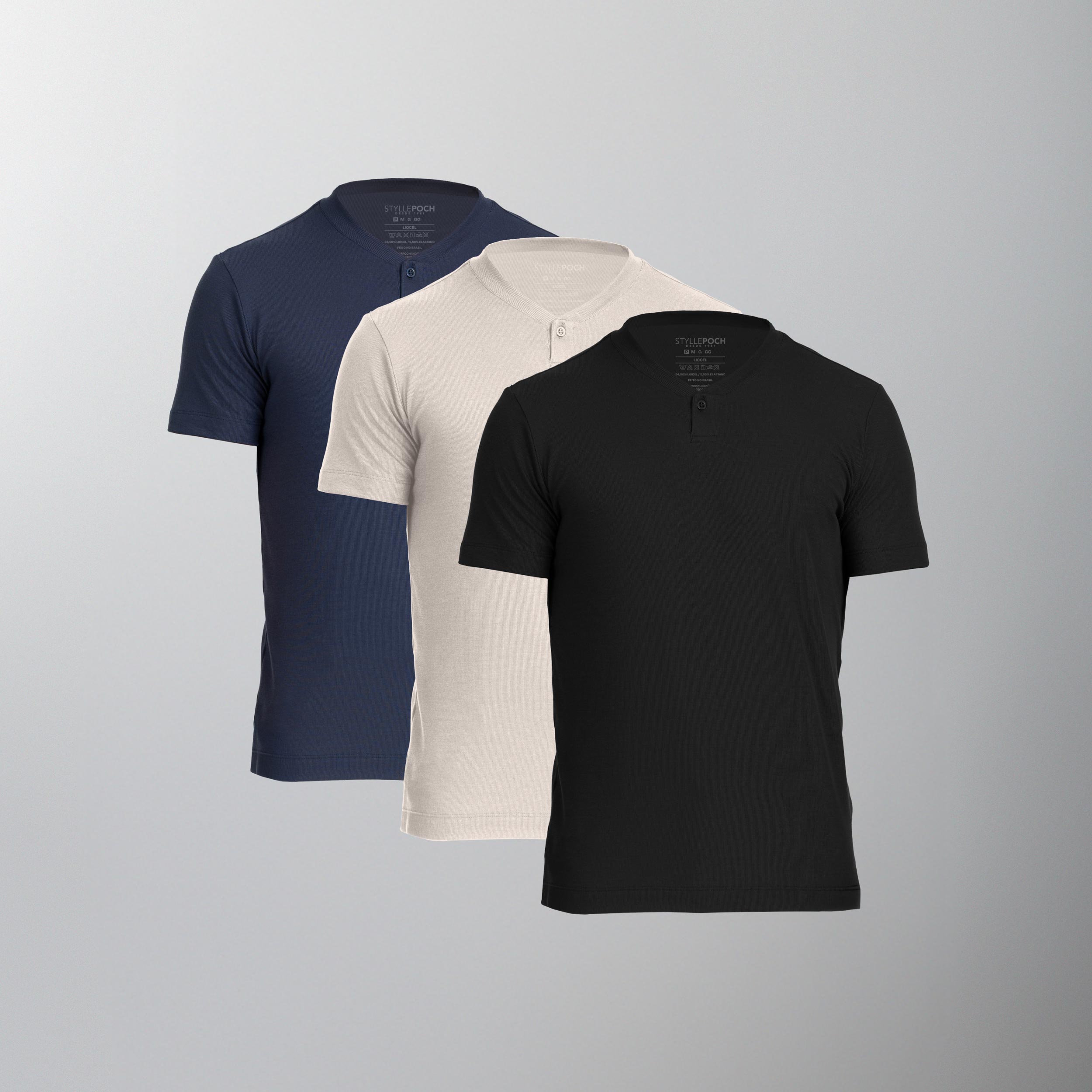 KIT 3 Henley Tech Liocel - Personalize