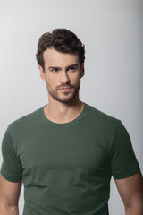 Camiseta Algodão Pima Gola C