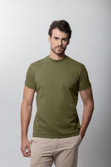 (KIT3) Camiseta Gola Alta Suedine Egípcio