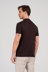 (KIT6) Camiseta Gola Alta Suedine Egípcio