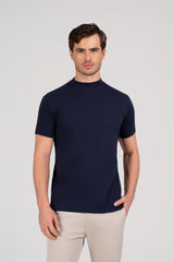 (KIT6) Camiseta Gola Alta Suedine Egípcio