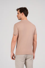 (KIT6) Camiseta Gola Alta Suedine Egípcio