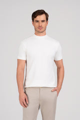 (KIT6) Camiseta Gola Alta Suedine Egípcio