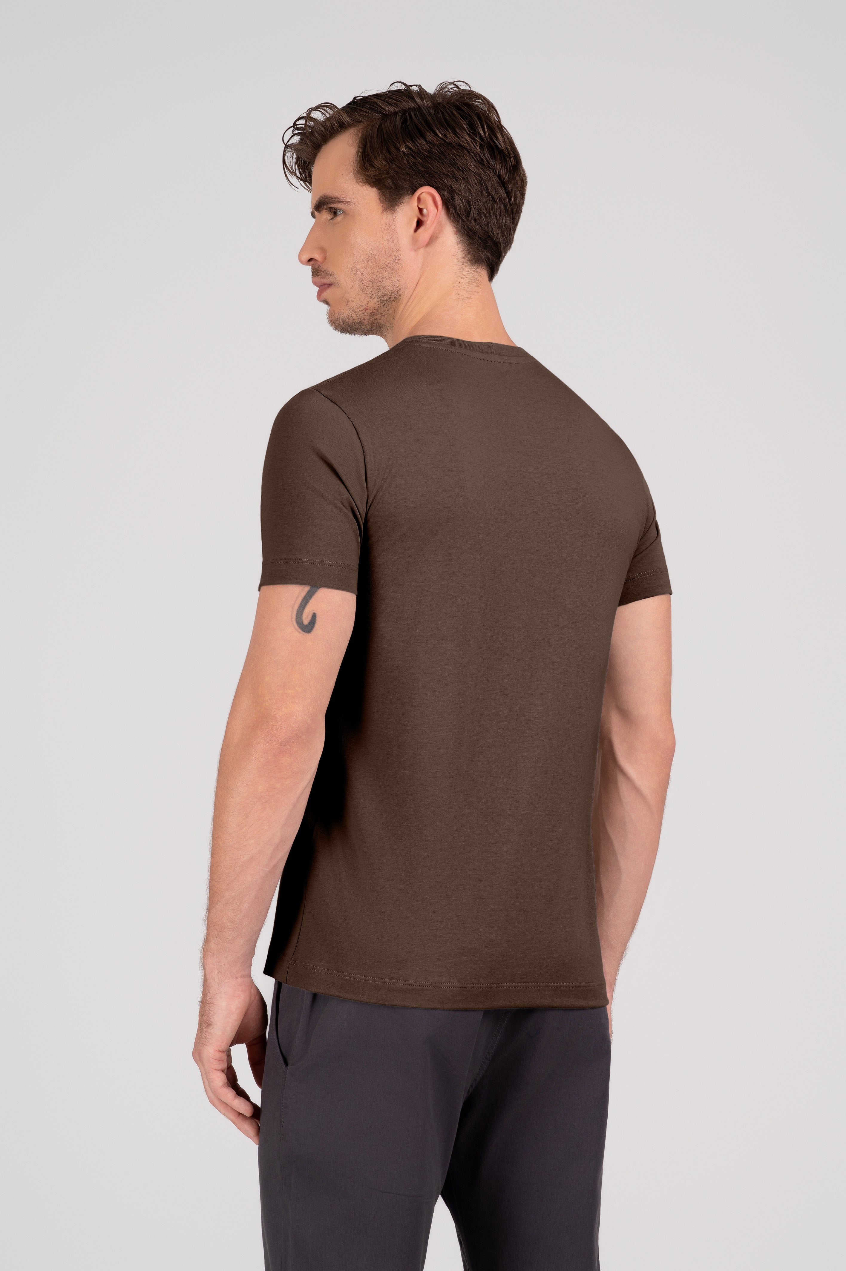 (KIT10) Camiseta Algodão Egípcio Gola C