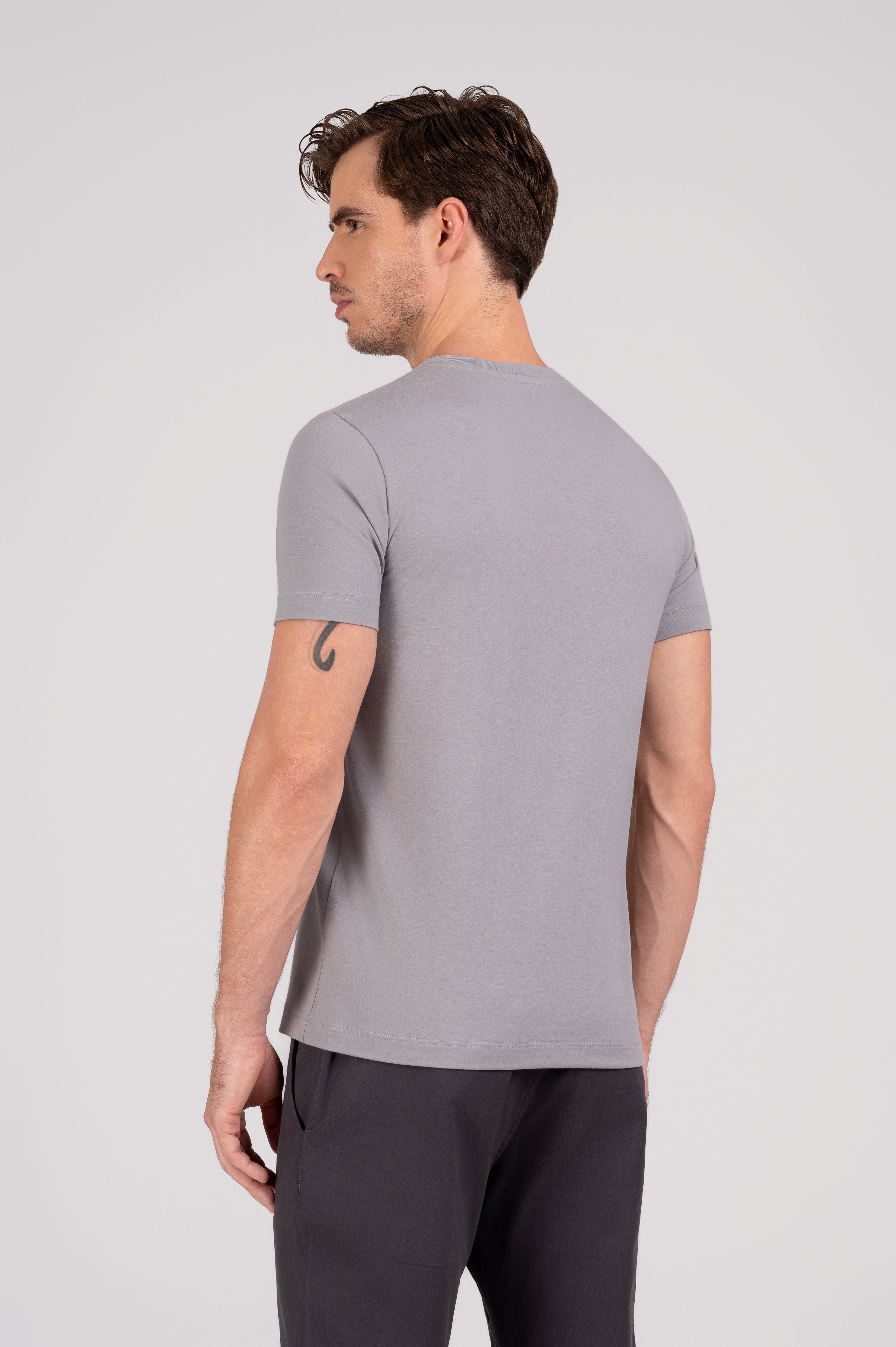 (KIT10) Camiseta Algodão Egípcio Gola C