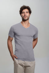 Camiseta Algodão Egípcio Gola V