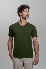 (KIT6) Camiseta Algodão Egípcio Gola V