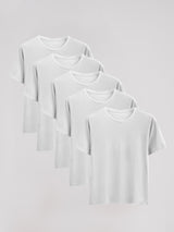 Kit Work 5 Camisetas Algodão Egípcio