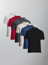 Kit 6 Camisas Polo Algodão Egípcio - Personalize